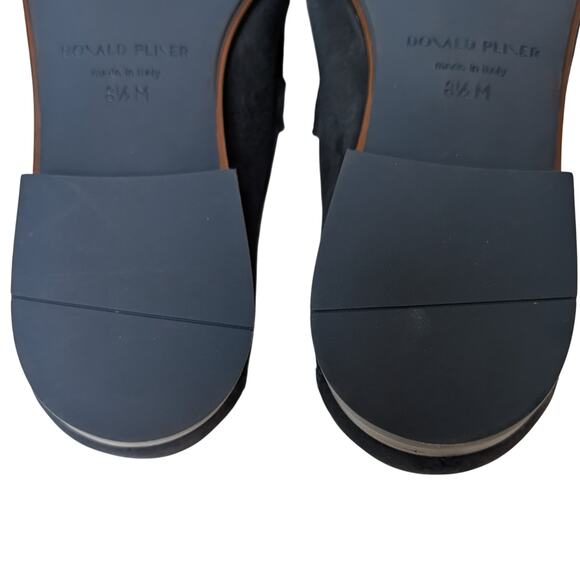 Donald Pliner Men\'s Slater Leather Loafer Driving Shoe Navy Size 8.5 Preppy main image 6
